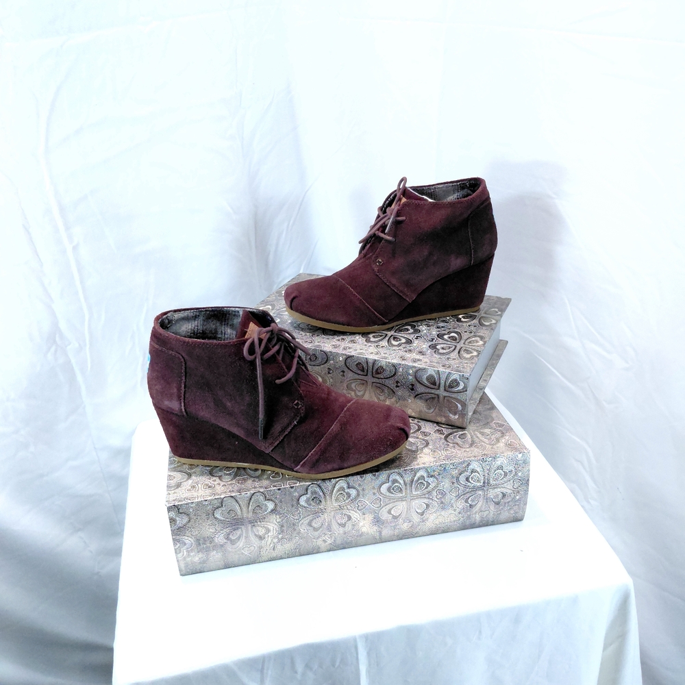Toms Brown Ankle Boots Size W9